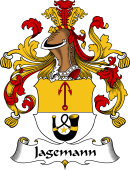 German Wappen Coat of Arms for Jagemann