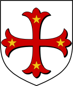 English Family Shield for Owtred or Oughtred