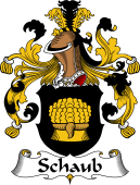 German Wappen Coat of Arms for Schaub