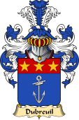 French Family Coat of Arms (v.23) for Breuil (du)