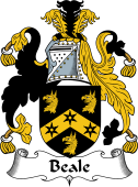 English Coat of Arms for the family Beale