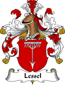 German Wappen Coat of Arms for Lessel