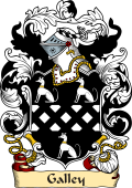 English or Welsh Family Coat of Arms (v.23) for Galley (Bath, Somersetshire)