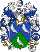English or Welsh Coat of Arms for Dove (1572-Surrey)
