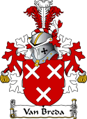 Dutch Coat of Arms for Van Breda