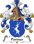 German Wappen Coat of Arms for Portner