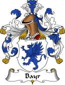 German Wappen Coat of Arms for Bayr