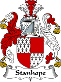English Coat of Arms for the family Stanhope