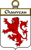 French Coat of Arms Badge for Chauveau