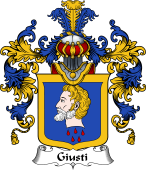 Italian Family Coat of Arms (v.25b) Giusti