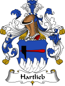 German Wappen Coat of Arms for Hartlieb