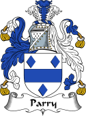 English Coat of Arms for Parry (Wales)