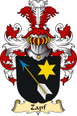 v.23 Coat of Family Arms from Germany for Zapf