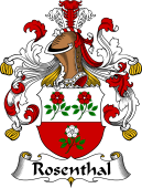 German Wappen Coat of Arms for Rosenthal