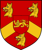 English Family Shield for Wolf