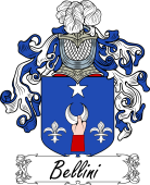 Araldica Italiana Coat of arms used by the Italian family Bellini