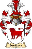 Welsh Family Coat of Arms (v.23) for Deneband (or DENEBAUD, of Gwent)
