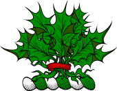 Family crest from Scotland for Irvine (Aberdeen)