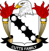 Coat of arms used by the Cutts family in the United States of America