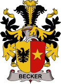 Danish Coat of Arms for Becker