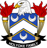 Coat of arms used by the Holyoke family in the United States of America