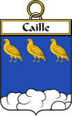 French Coat of Arms Badge for Caille