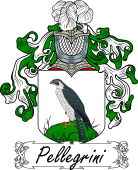 Araldica Italiana Coat of arms used by the Italian family Pellegrini