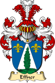 v.23 Coat of Family Arms from Germany for Effner