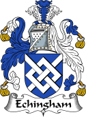 English Coat of Arms for the family Echingham