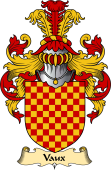 English Coat of Arms (v.23) for the family Vaux