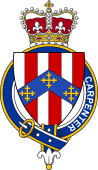 British Garter Coat of Arms for Carpenter (England)