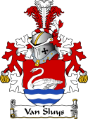 Dutch Coat of Arms for Van Sluys