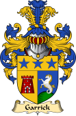 English Coat of Arms (v.23) for the family Garrick