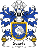 Welsh Coat of Arms for Scarfe (of Lamphey, Pembrokeshire)