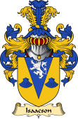 English Coat of Arms (v.23) for the family Isaacson