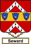 English Coat of Arms Shield Badge for Seward