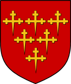 English Family Shield for Theobald