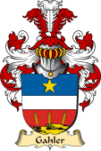 v.23 Coat of Family Arms from Germany for Gahler