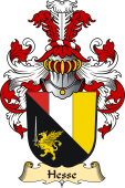 v.23 Coat of Family Arms from Germany for Hesse