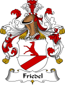 German Wappen Coat of Arms for Friedel