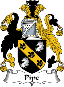 English Coat of Arms for Pipe