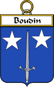 French Coat of Arms Badge for Boudin