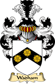 English Coat of Arms (v.23) for the family Wadham