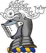 Family crest from Ireland for Hanratty or Hanraghty (Monaghan)