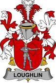 Irish Coat of Arms for Loughlin or O'Loughlin