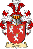 v.23 Coat of Family Arms from Germany for Zandt