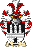 v.23 Coat of Family Arms from Germany for Stattmann
