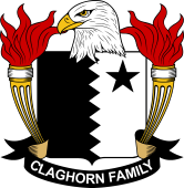 Coat of arms used by the Claghorn family in the United States of America