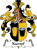 German Wappen Coat of Arms for Kumpf
