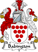 English Coat of Arms for the family Babington